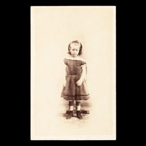Studio portrait of a young girl. Ipswich, Queensland, c.1874.