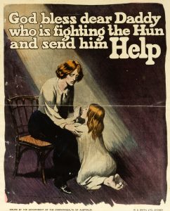 God bless dear Daddy who is fighting the Hun and send him Help