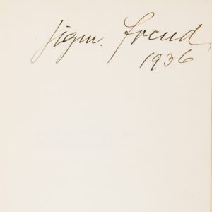 Selbstdarstellung. (Signed copy)